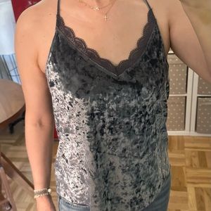 Velvet camisole